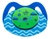 CHUPETA NENNY BICO SILICONE LOLLY AZUL TAM 1 0 A 6 MESES - comprar online