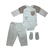 CONJUNTO PAGAO MASC. 4 PÇS - AZUL BB TAM RN