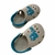 BABUCHE INFANTIL CINZA/VERDE KB 026007 - comprar online
