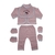 CONJ PAGÃO ROSA BEBE BORDADO URSINHA BABADOR NB
