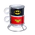Torre c/ 2 Xícaras Liga da Justiça DC Comics - Zona Criativa - comprar online