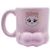 Caneca 3D Formato Pata Eu amo Gatos 350ml Cerâmica - comprar online