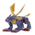 Action Figure Digimon Shodo Metal Garurumon Bandai 9 cm