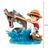 Boneco Banpresto One Piece Wcf Monkey.D.Luffy & Sea Monster - comprar online