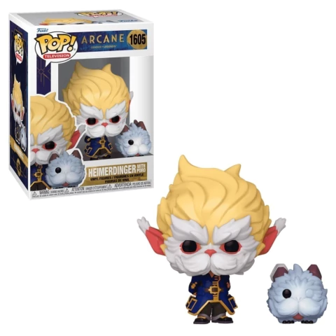 Funko Pop Arcane League of Legends Heimerdinger e Poro 1605