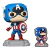 Funko Pop Marvel Comic Capitão America com Pin 1290 - comprar online