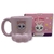 Caneca 3D Formato Pata Eu amo Gatos 350ml Cerâmica
