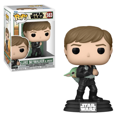 Funko Pop! Star Wars: Luke Skywalker w/ Grogu 583