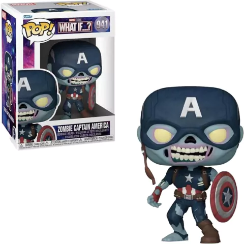 Funko Pop! Marvel What If...? Capitão América Zombie 941