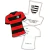 Convite Flamengo - 11,5cm x 8cm - 08 unidades - Festcolor