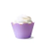 Saia de Cupcake Wrapper Lilás (40uni) - DaFesta