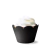 Saia de Cupcake Wrapper Preto (40uni) - DaFesta