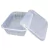 Pote 1000 ml retangular com tampa 24un - Prafesta