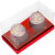 CX TAMPA TRANSPARENTE P/2 CUPCAKE PREMIUM - CX C/10 UNIDADES - IDEIA