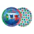 Prato Festa PJ Masks 18cm - 12 unidades - Regina