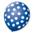Balão Azul com Poa Branco São Roque Nº9
