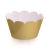 Saia de Cupcake Wrapper Ouro (40uni) - DaFesta