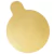 Base p/ Doce Redonda Ouro 3,5cm c/50 un Ultra Fest