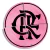 Painel 4 Folhas Decorativo - Flamengo Rosa