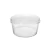 Pote 250 ml redondo com lacre e tampa 10un - Prafesta