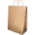 Sacola de Papel Kraft Natural 32 x 26,5 x 13 cm C/10 - Cromus