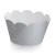 Saia de Cupcake Wrapper Prata (40uni) - DaFesta