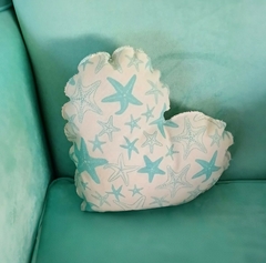 ALMOHADONCITO CORAZÓN ESTRELLAS DE MAR