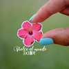 VINILO MINIATURA FLOR HAWAIANA