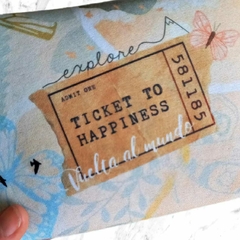 Imagen de NECESER/ CARTUCHERA "QUE TUS SUEÑOS TE LLEVEN ALLÍ DONDE TU CORAZÓN ES FELIZ"