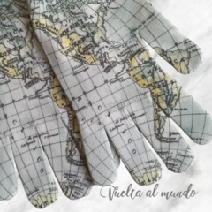 GUANTES MAPAMUNDI VINTAGE - Vuelta al mundo