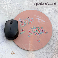 MOUSE PAD "MAPAMUNDI FLORES" - comprar online