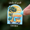 VINILO VESPA AMARILLA