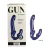 Vibrador doble GUN azul medium