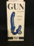 Vibrador doble GUN azul medium - comprar online