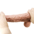 DILDO VERTEBRADO PELLIZCABLE con sopapa 24cm x 5 cm