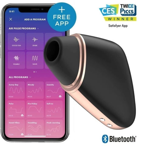 LOVE TRIANGLE - SATISFYER, USB - Vibrador para clítoris- APP