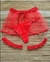 SET POLLERITA, LESS Y LIGAS rojo