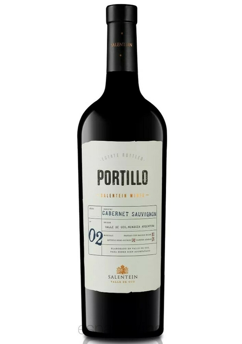 Vino tinto Cabernet Sauvignon Portillo 750 cc.