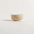 Mini Bowl Korba Blanco Brillante con Beige - 10 cm en internet