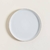 Plato postre Toscana Blanco con beige