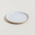 Plato postre Toscana Blanco con beige - comprar online