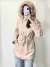 Art. M25I357 - Parka de Paño con piel adentro, capucha y bolsillos