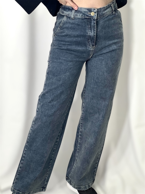 Art. M25I107 - Pantalón de Jean Semi-Elastizado jaspeado - comprar online