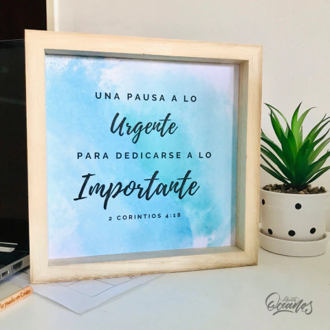 Cuadro madera - Una Pausa