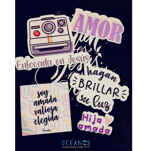 Stickers Vinilicos x 5