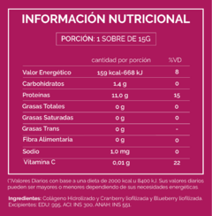 Colágeno Hidroalizado con Frutas Naturales | Cranberry & Blueberry - comprar online