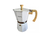 Set Cafetera Italiana Blanca + 2 Pocillos con Plato Hudson - comprar online