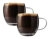 Doble Pared Taza 80 Ml Hudson x2