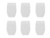 Set x 6 Copones Mikonos Blancos 460 ml