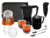 Set Cafeteria Hudson Estilo Italiano Total Black Completo - comprar online